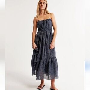 Abercrombie low back maxi dress